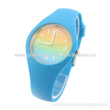 Silicone analog watches